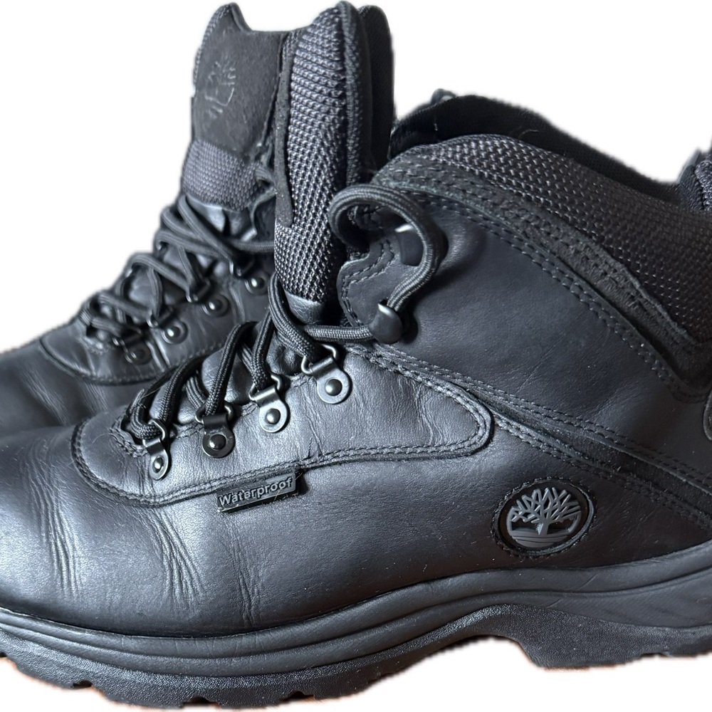 Timberland Men's Black Leather Boots
